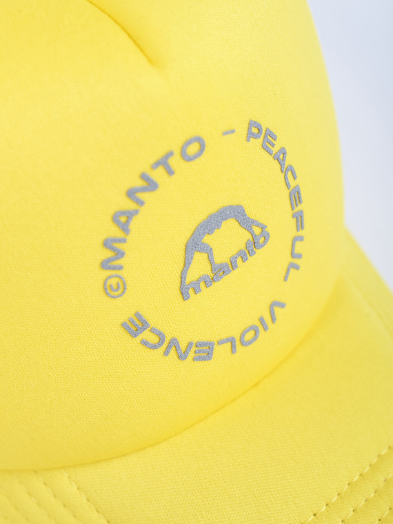 MANTO trucker cap MISSION yellow