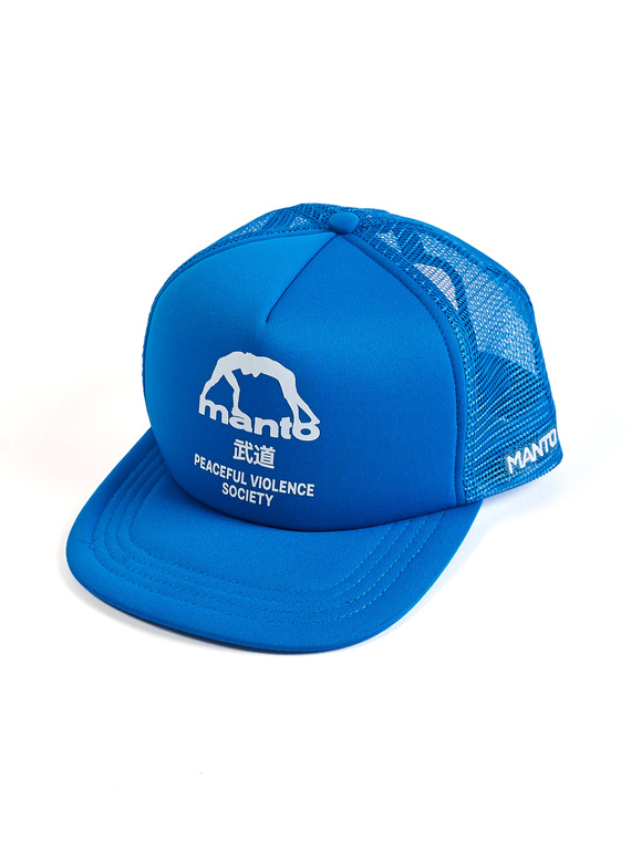 MANTO  trucker cap SOCIETY 2.0 blue