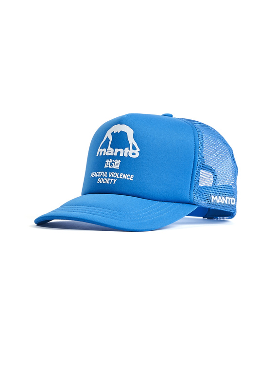 MANTO  trucker cap SOCIETY 2.0 blue