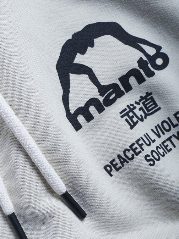 MANTO women's cropped hoodie SOCIETY beige