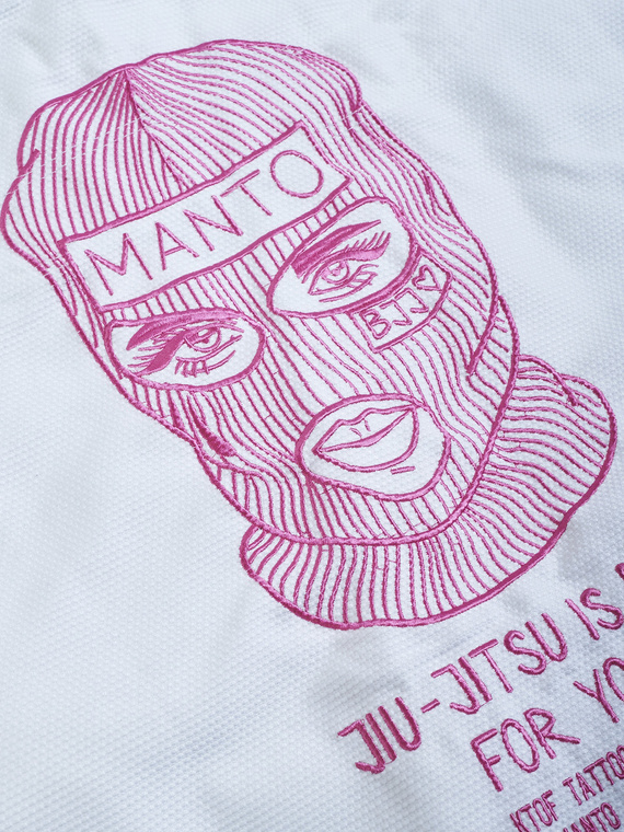 MANTO x KTOF "BALACLAVA" BJJ GI white