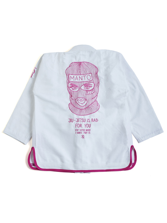 MANTO x KTOF "BALACLAVA" BJJ GI white