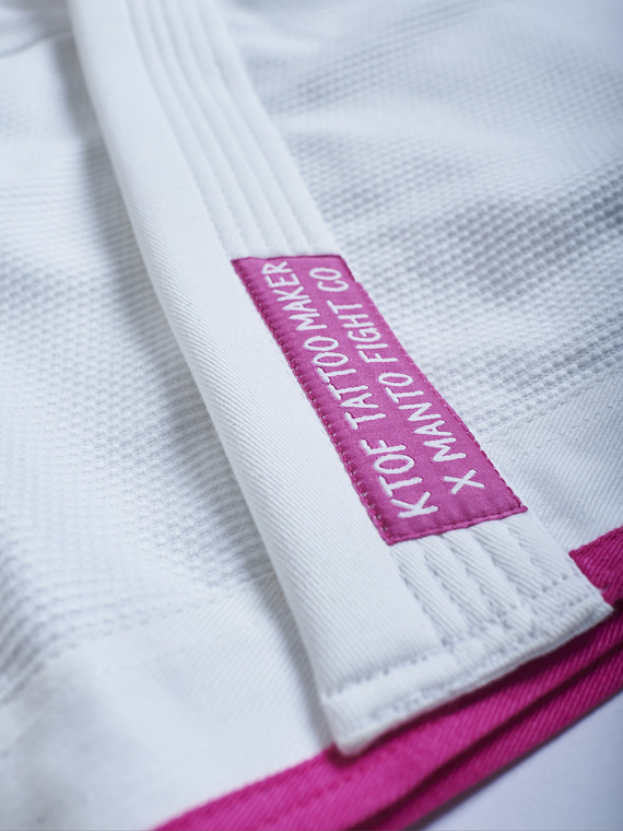 MANTO x KTOF "BALACLAVA" BJJ GI white