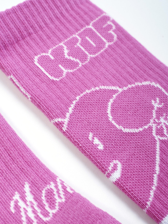 MANTO x KTOF socks HEART pink