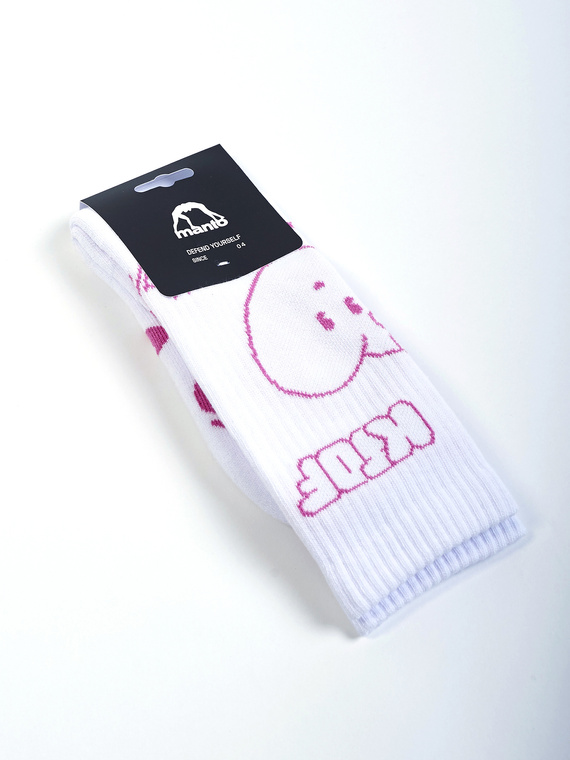 MANTO x KTOF socks HEART white