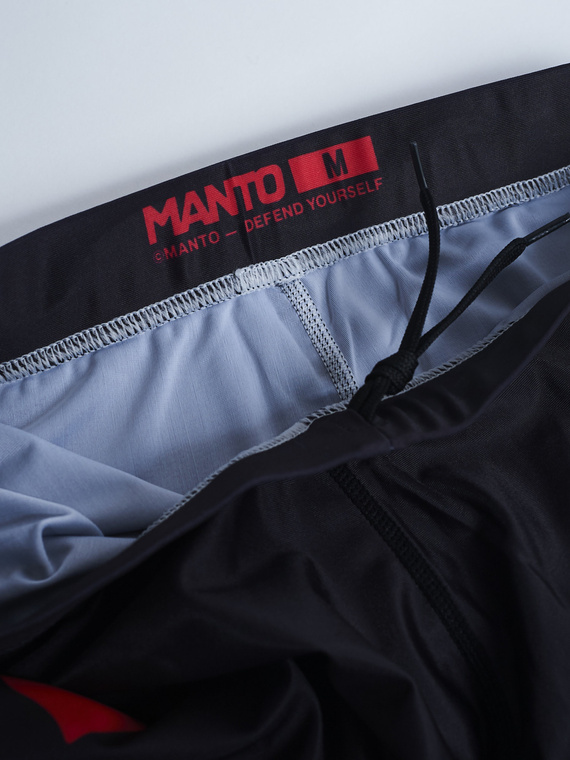 MANTO Kompressionshose NIGHT OUT schwarz