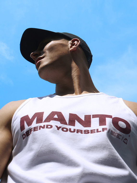 MANTO Muskelshirt DEFEND weiss