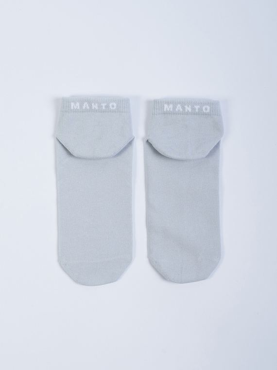 MANTO Socken LOGO grau