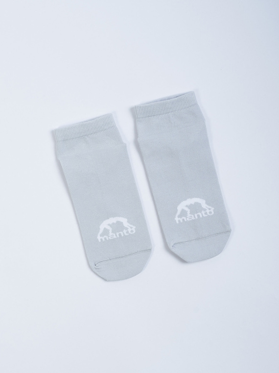 MANTO Socken LOGO grau