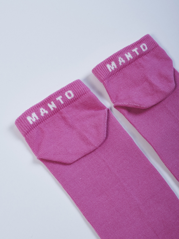 MANTO Socken LOGO rosa