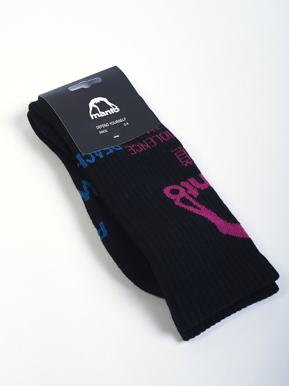 MANTO Socken SOCIETY schwarz