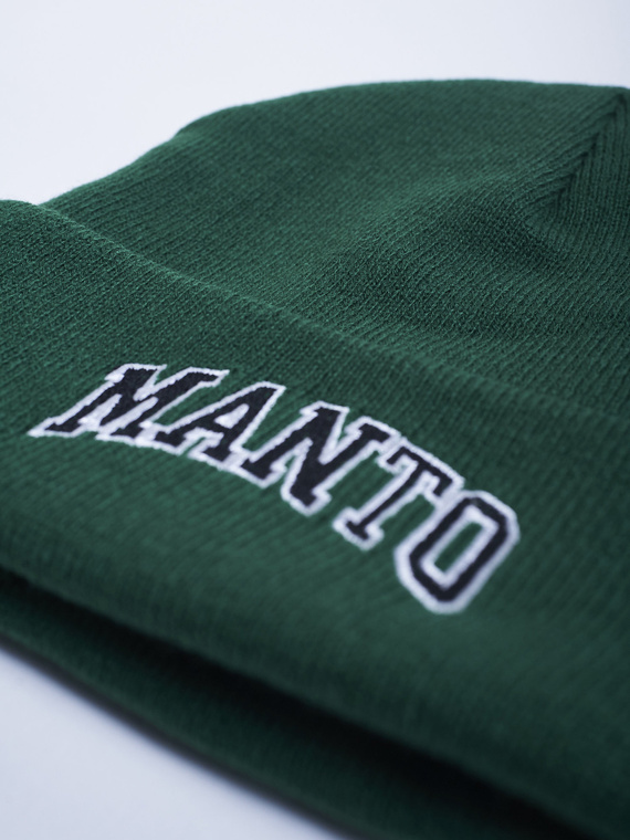 MANTO beanie VARSITY grun