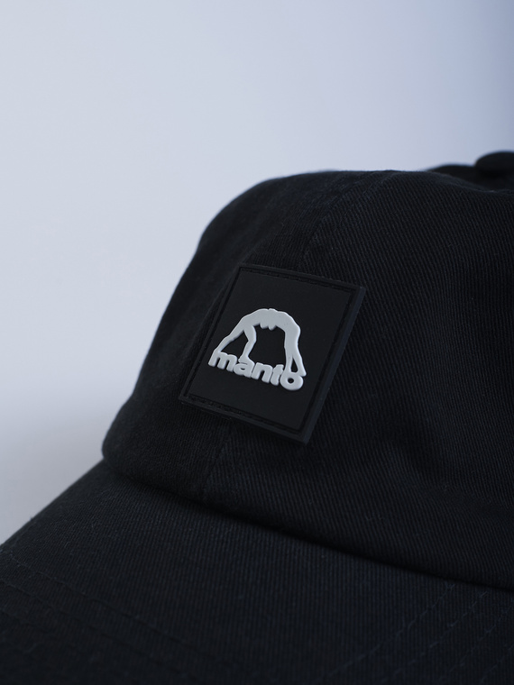 MANTO dad cap LABEL 23 schwarz