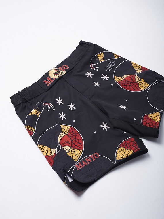 MANTO fight shorts CORAL schwarz
