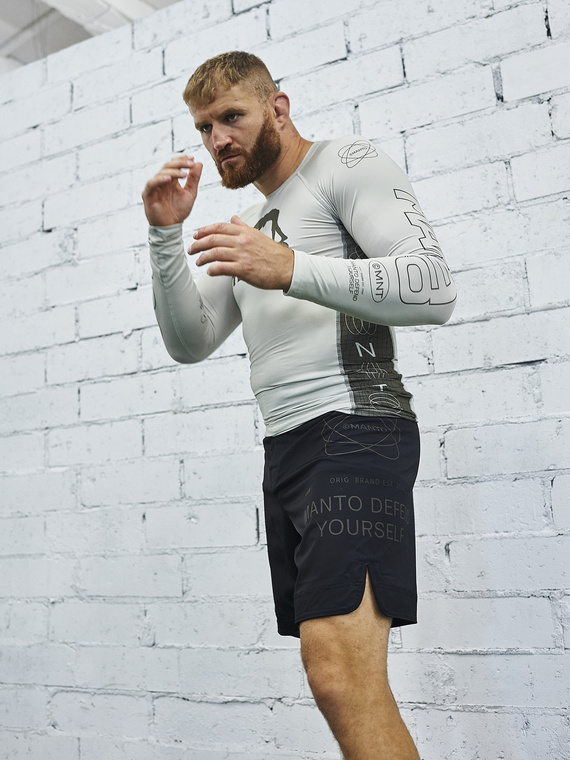 MANTO fight shorts ELIPSES schwarz