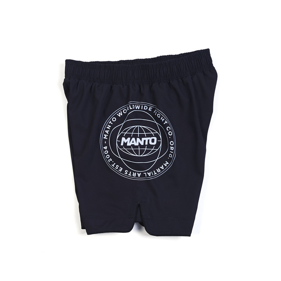 MANTO fight shorts FRAGMENTS schwarz/rot