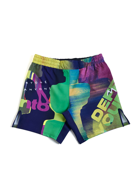 MANTO fight shorts NEON ABSTRACT