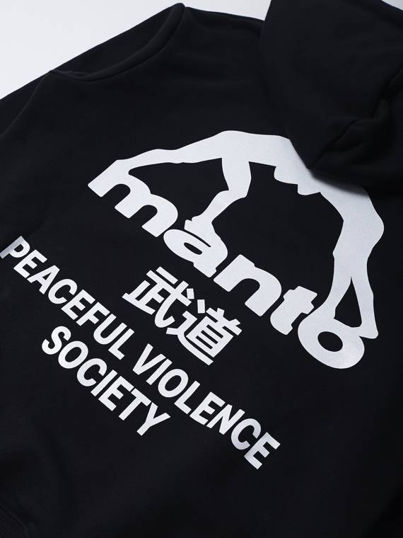 MANTO hoodie SOCIETY schwarz 