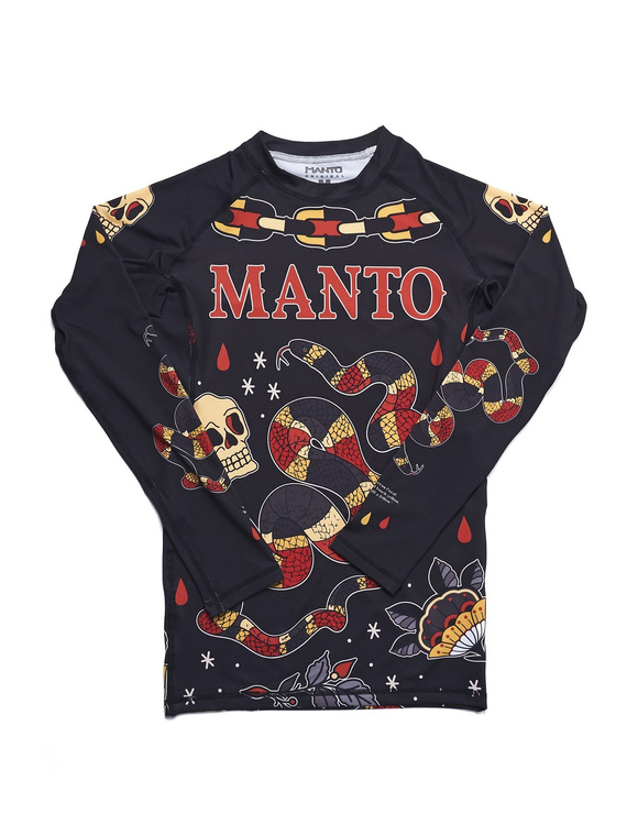 MANTO longarm rashguard CORAL schwarz