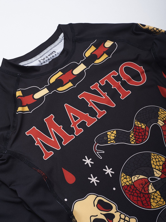 MANTO longarm rashguard CORAL schwarz