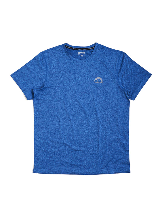 MANTO performance t-shirt ATHLETE 2.0 blau melange