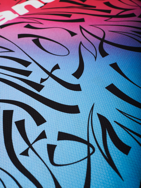 MANTO performance t-shirt MULTI GRADIENT