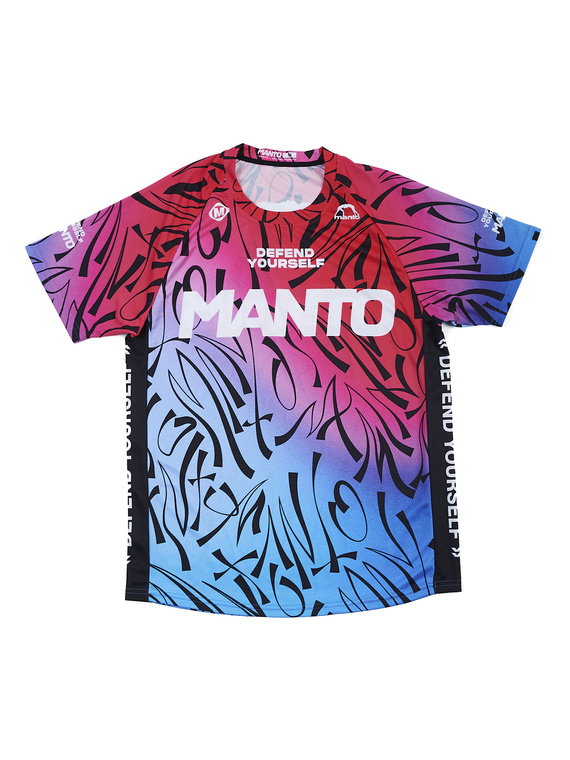 MANTO performance t-shirt MULTI GRADIENT