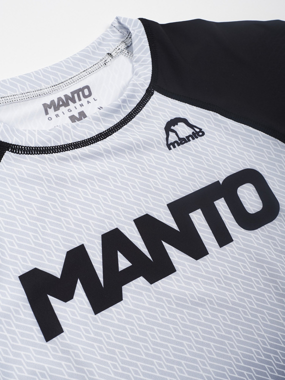 MANTO rashguard RANK weiss