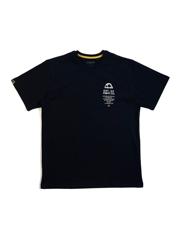 MANTO t-shirt CONSISTENCY schwarz