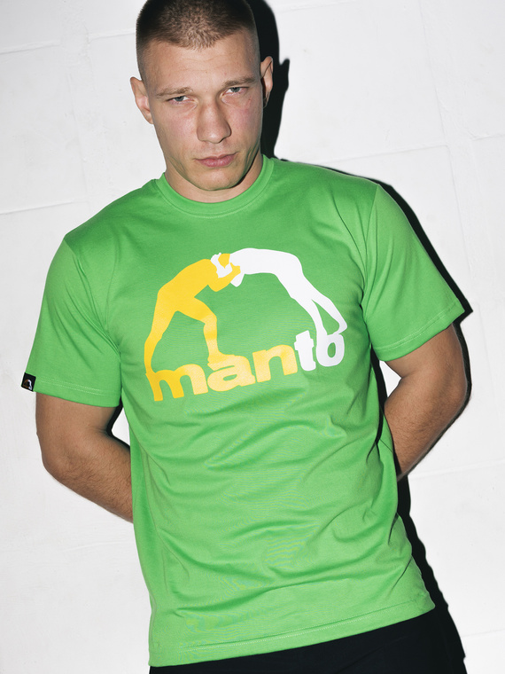 MANTO t-shirt LOGO grun