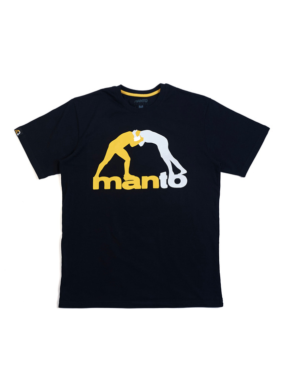 MANTO t-shirt LOGO schwarz