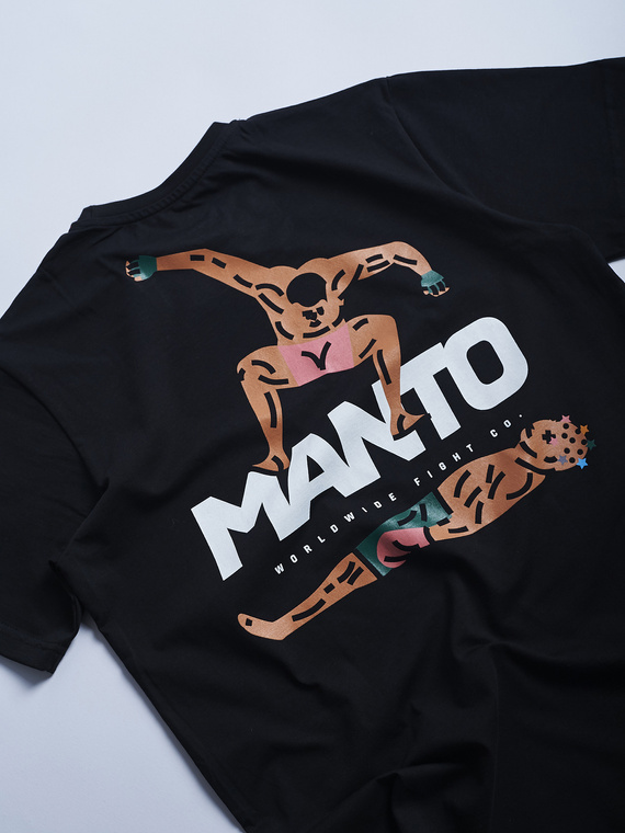 MANTO t-shirt STOMP schwarz