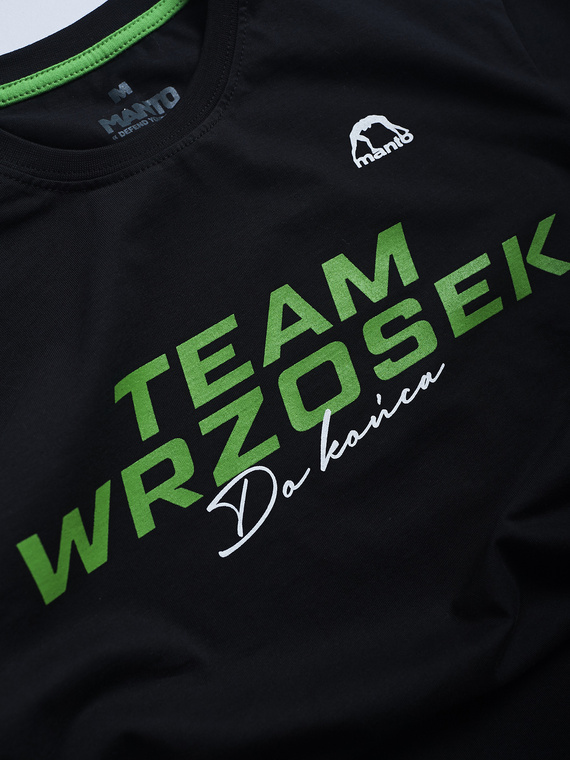 MANTO t-shirt TEAM WRZOSEK 23  schwarz