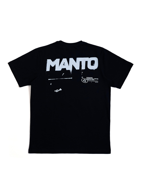 MANTO t-shirt TEMPLATE schwarz