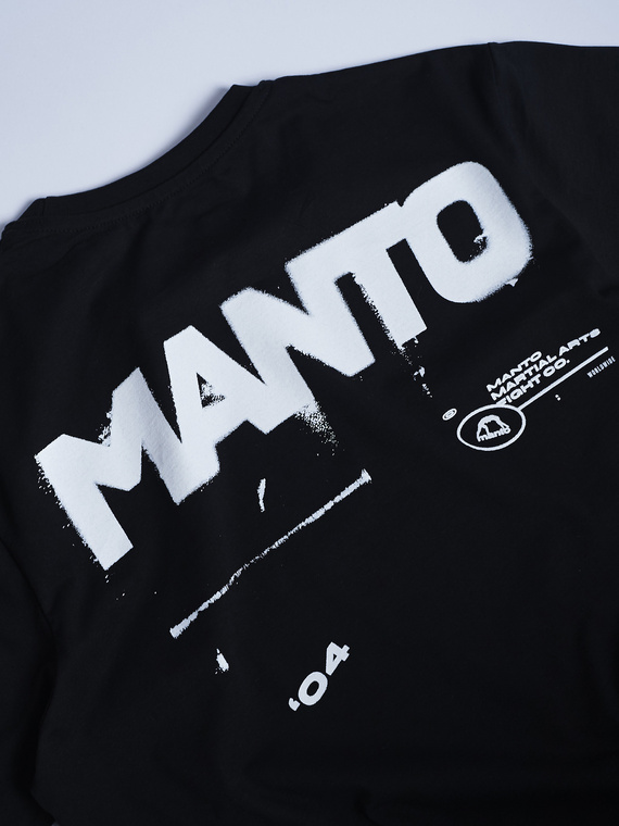 MANTO t-shirt TEMPLATE schwarz