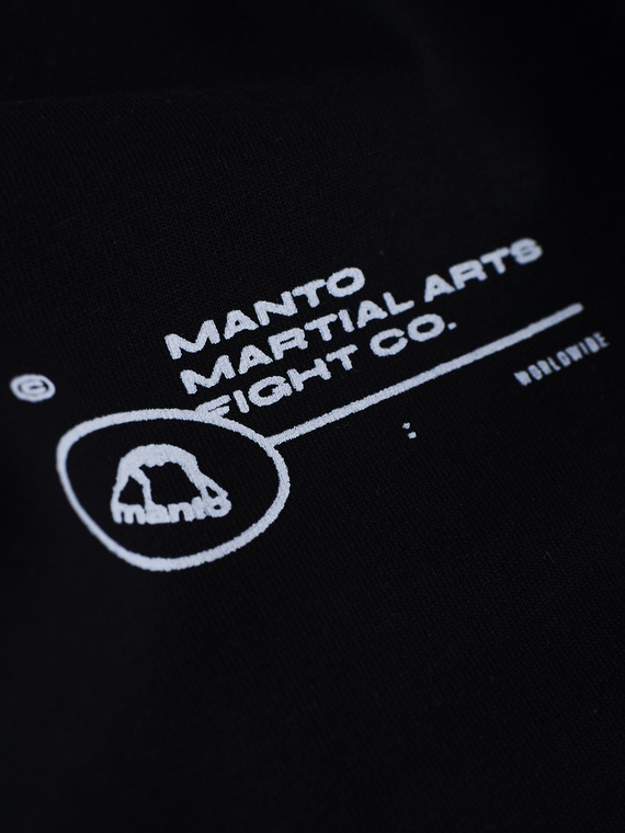 MANTO t-shirt TEMPLATE schwarz
