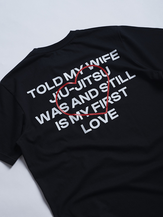 MANTO t-shirt WIFE schwarz