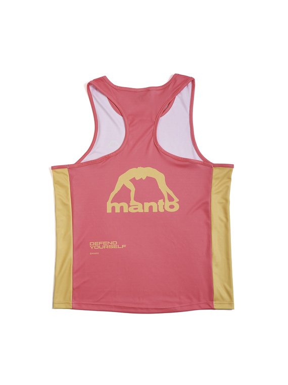 MANTO training tank top DEFEND peach