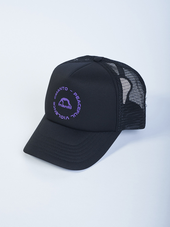 MANTO trucker hut MISSION schwarz