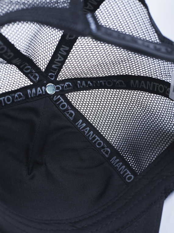 MANTO trucker hut MISSION schwarz