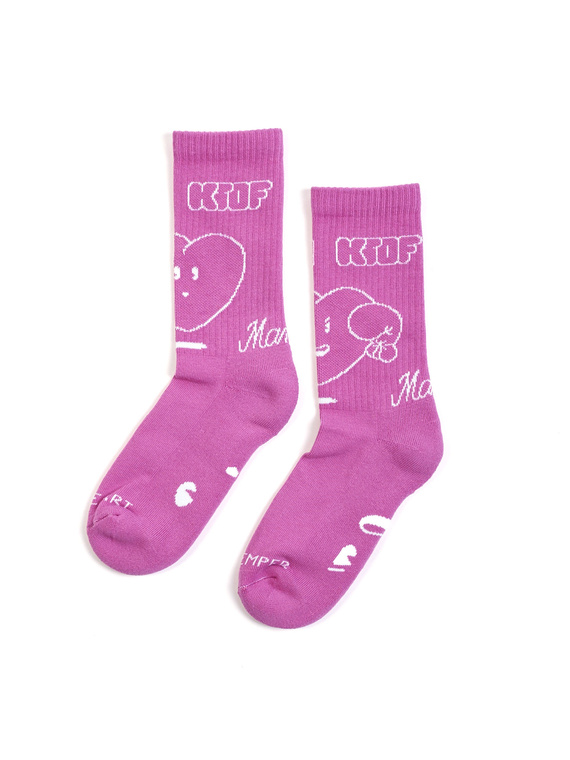 MANTO x KTOF Socken HEART rosa