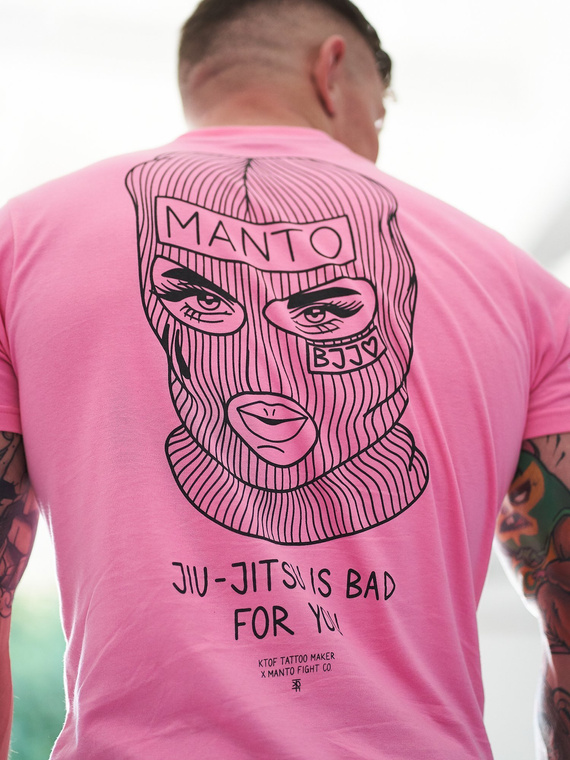 MANTO x KTOF t-shirt BALACLAVA rosa