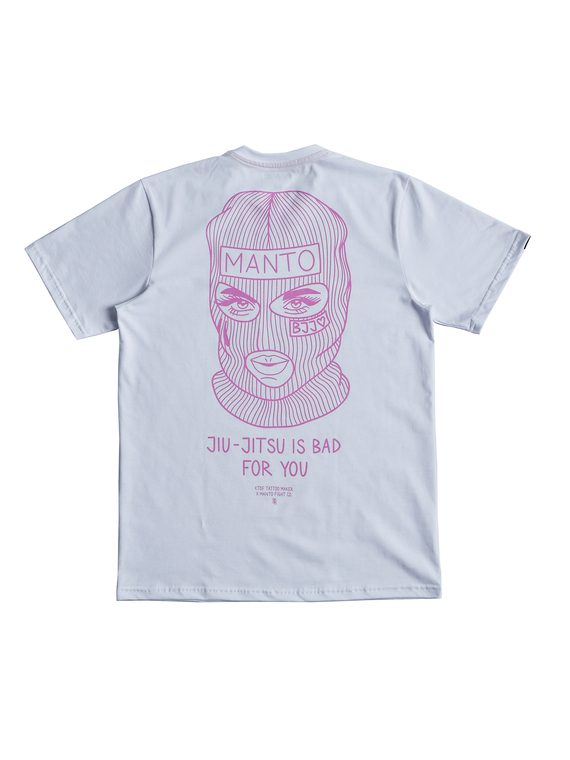 MANTO x KTOF t-shirt BALACLAVA weiss