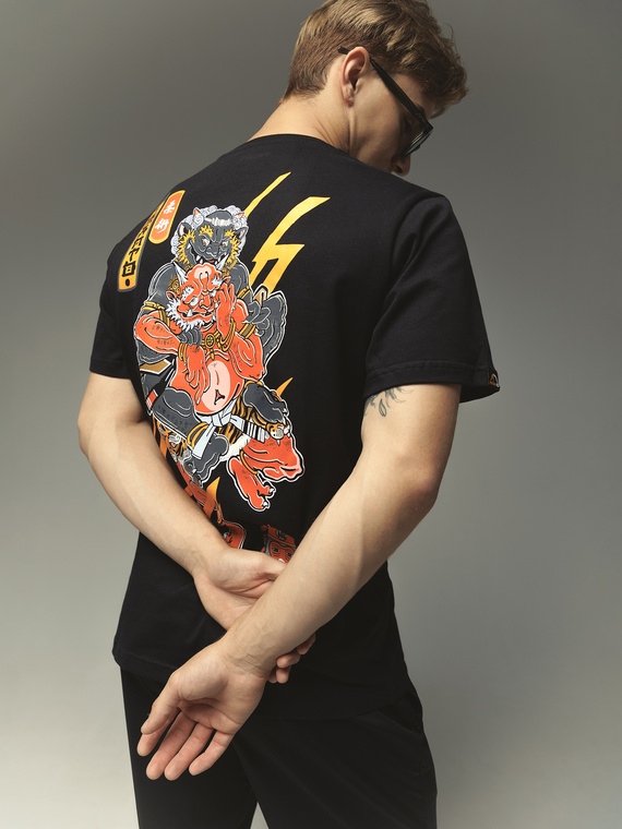 MANTO x Yauhen Abu t-shirt ONI schwarz