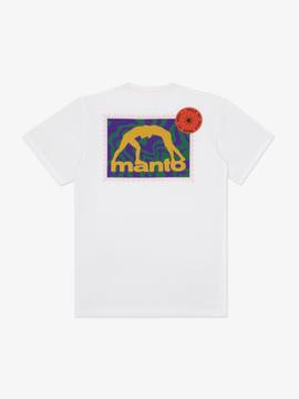 MANTO t-shirt STAMP 25 white