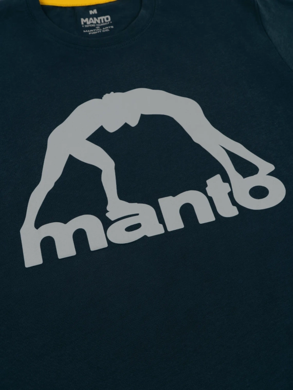 MANTO t-shirt VIBE 25 navy blue-grey