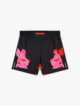 MANTO fight shorts TWO SIDES schwarz