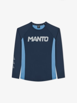 MANTO technical longsleeve LOGOTYPE marineblau