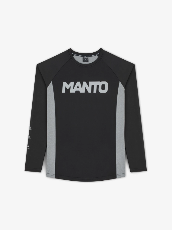 MANTO technical longsleeve LOGOTYPE black