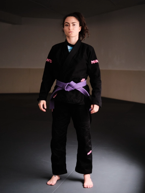 MANTO "RISE 2.0" BJJ GI schwarz-rosa